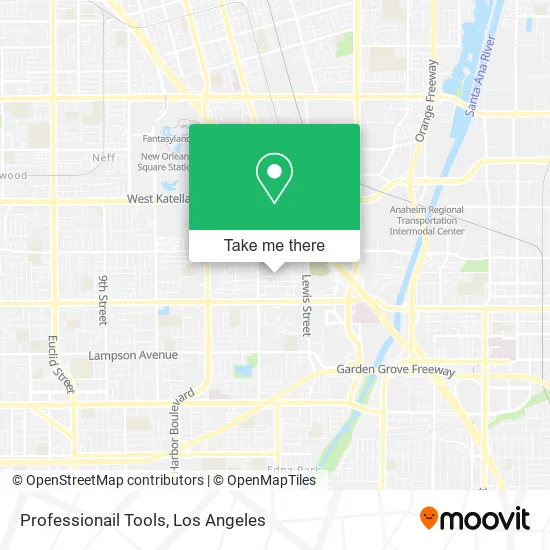 Professionail Tools map