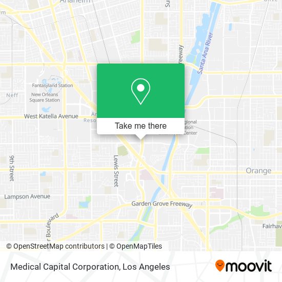 Medical Capital Corporation map