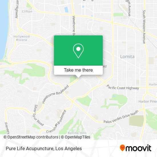Pure Life Acupuncture map