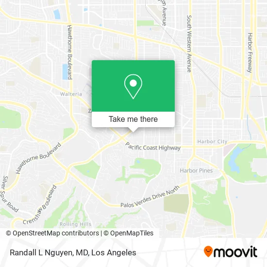 Randall L Nguyen, MD map