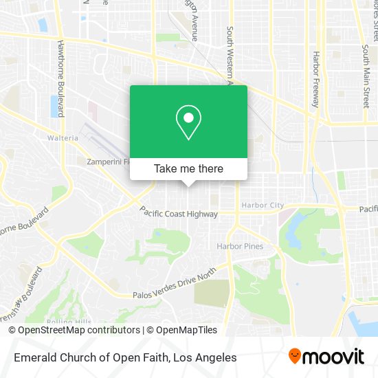 Emerald Church of Open Faith map