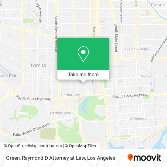 Mapa de Green, Raymond D Attorney at Law