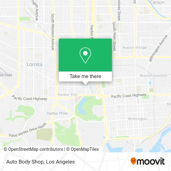 Auto Body Shop map