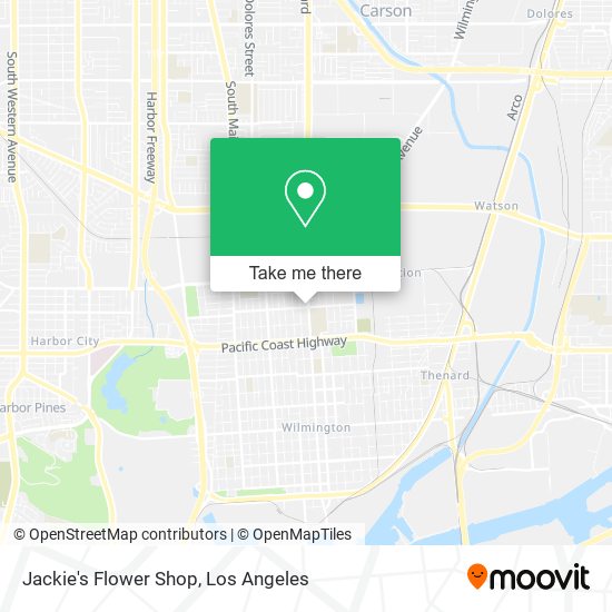 Jackie's Flower Shop map