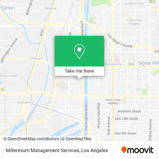 Mapa de Millennium Management Services