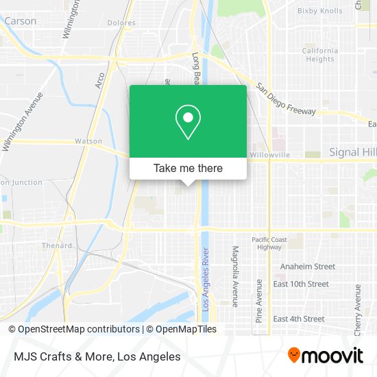 Mapa de MJS Crafts & More