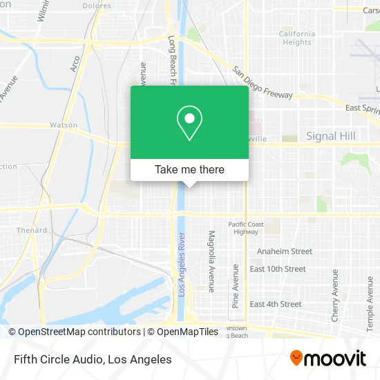 Mapa de Fifth Circle Audio
