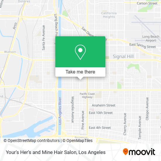 Mapa de Your's Her's and Mine Hair Salon