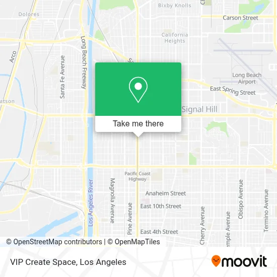 VIP Create Space map