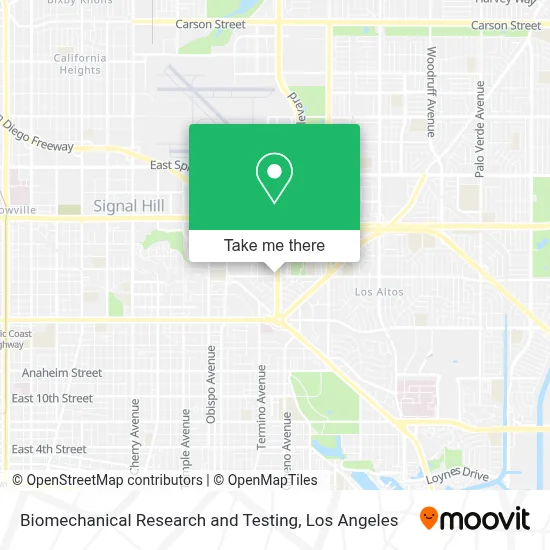 Biomechanical Research and Testing map