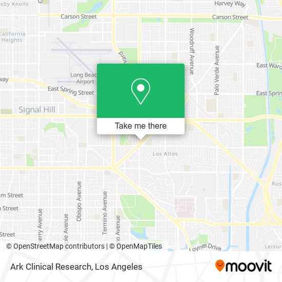 Ark Clinical Research map