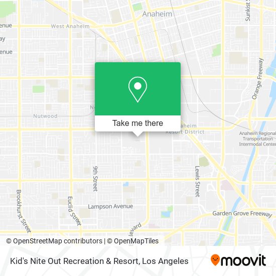 Mapa de Kid's Nite Out Recreation & Resort