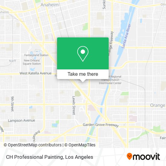 CH Professional Painting map