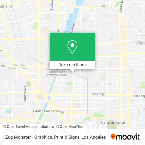Zug Monster - Graphics, Print & Signs map