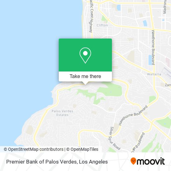 Mapa de Premier Bank of Palos Verdes