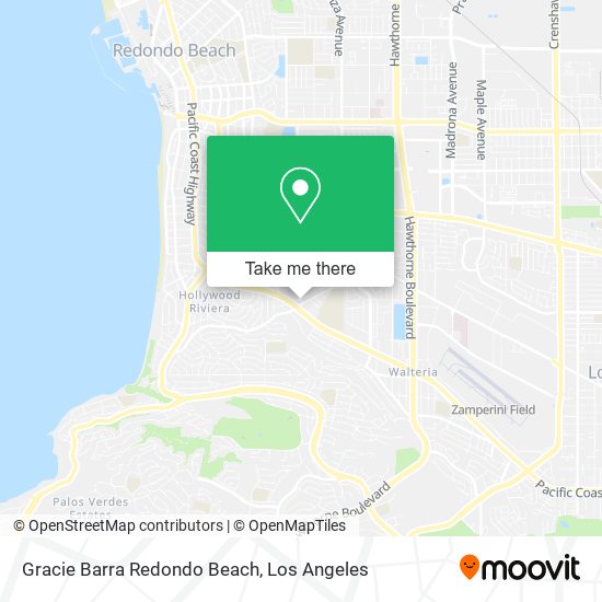 Mapa de Gracie Barra Redondo Beach