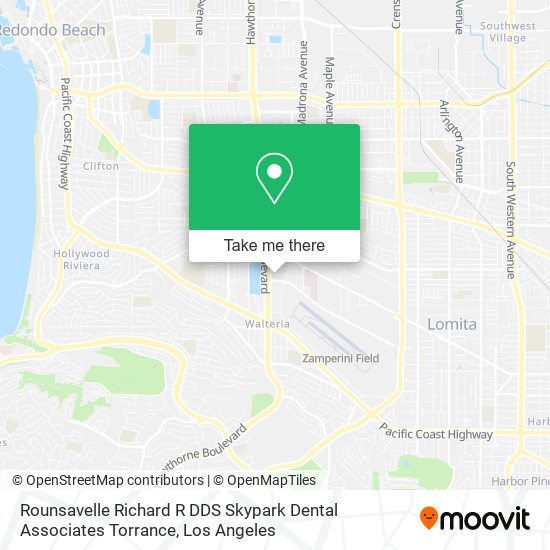 Rounsavelle Richard R DDS Skypark Dental Associates Torrance map