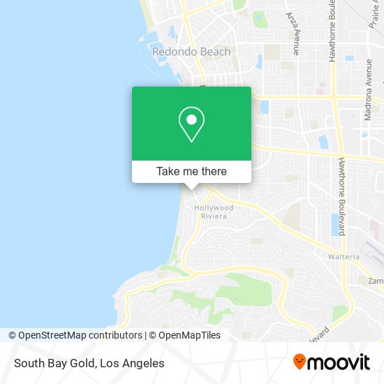 South Bay Gold map