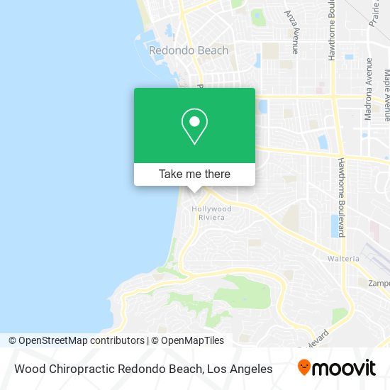 Wood Chiropractic Redondo Beach map