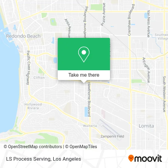 LS Process Serving map