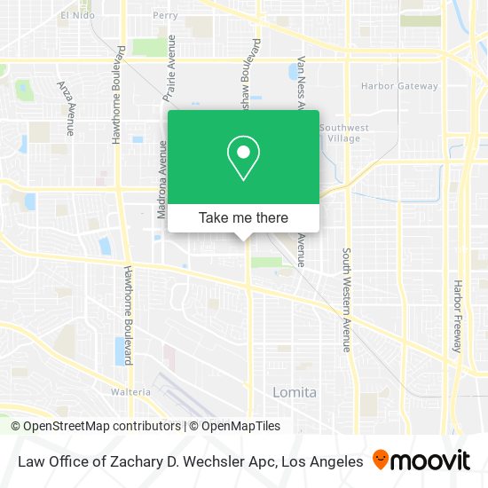 Law Office of Zachary D. Wechsler Apc map