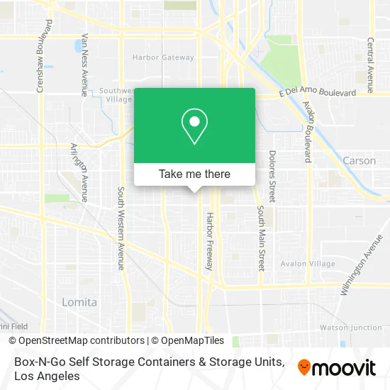 Box-N-Go Self Storage Containers & Storage Units map