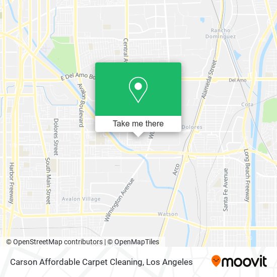 Mapa de Carson Affordable Carpet Cleaning