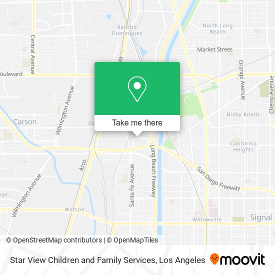 Star View Children and Family Services map
