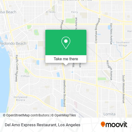 Del Amo Express Restaurant map