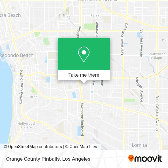 Orange County Pinballs map