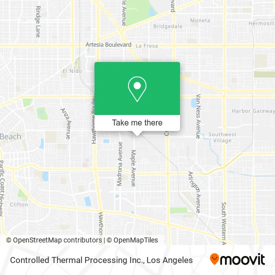 Controlled Thermal Processing Inc. map