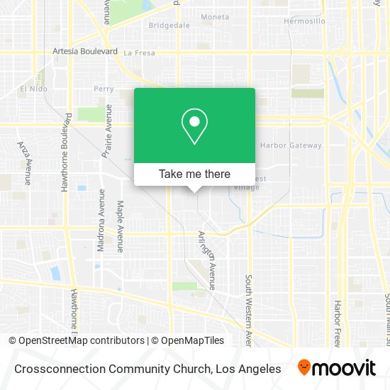 Crossconnection Community Church map