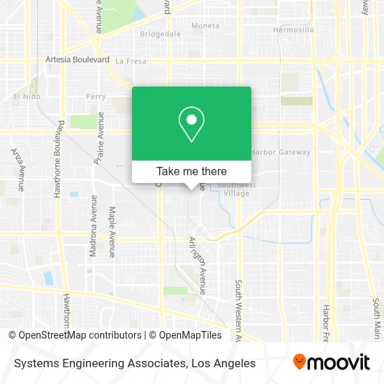 Systems Engineering Associates map