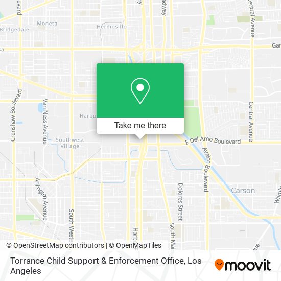 Torrance Child Support & Enforcement Office map