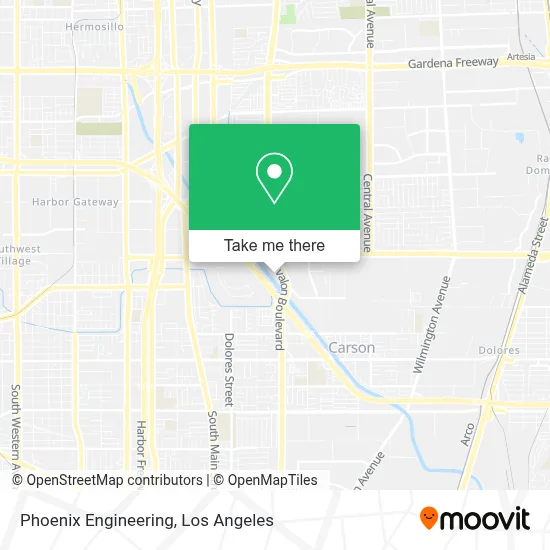 Phoenix Engineering map