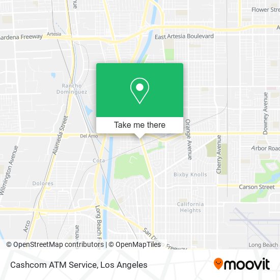 Cashcom ATM Service map