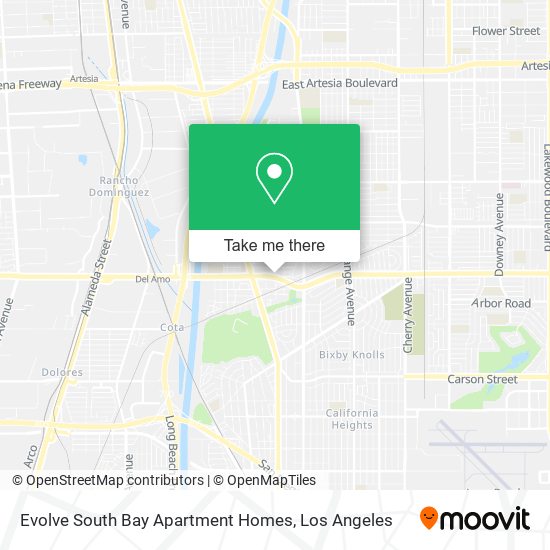Mapa de Evolve South Bay Apartment Homes
