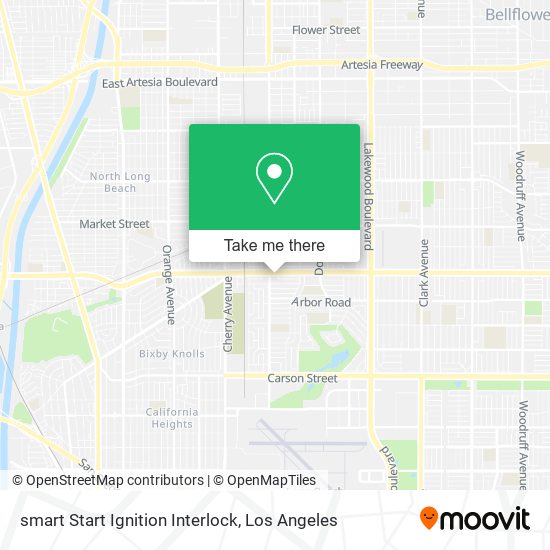 smart Start Ignition Interlock map