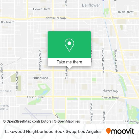 Lakewood Neighborhood Book Swap map