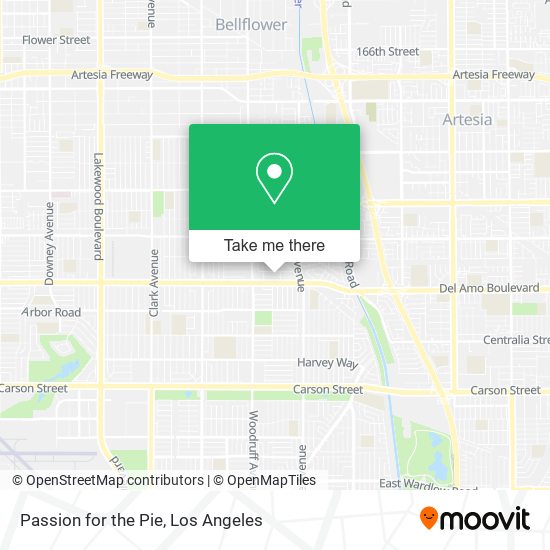Mapa de Passion for the Pie