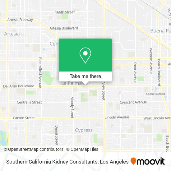 Southern California Kidney Consultants map