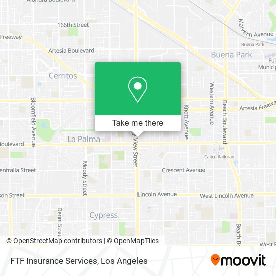 Mapa de FTF Insurance Services