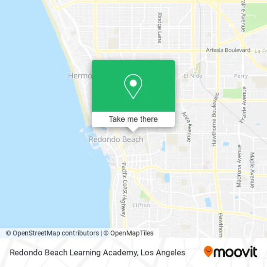 Redondo Beach Learning Academy map