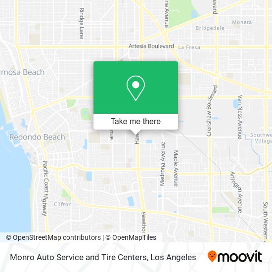 Mapa de Monro Auto Service and Tire Centers