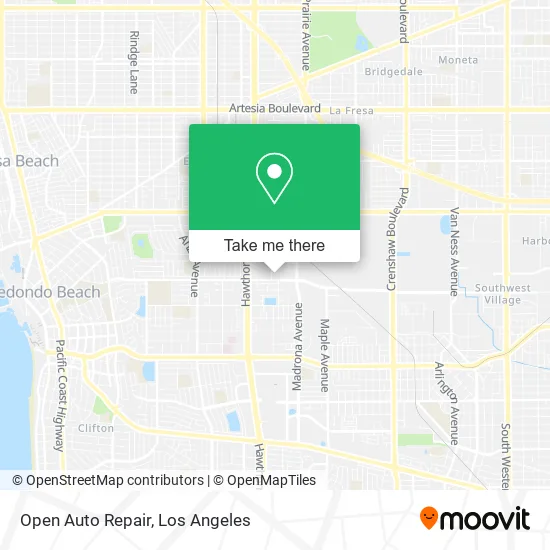 Open Auto Repair map