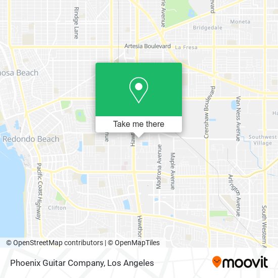 Mapa de Phoenix Guitar Company