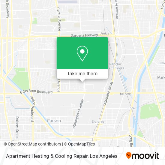 Apartment Heating & Cooling Repair map