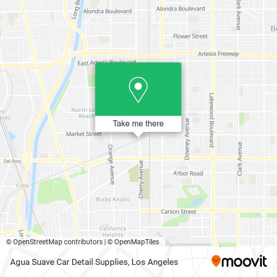 Agua Suave Car Detail Supplies map