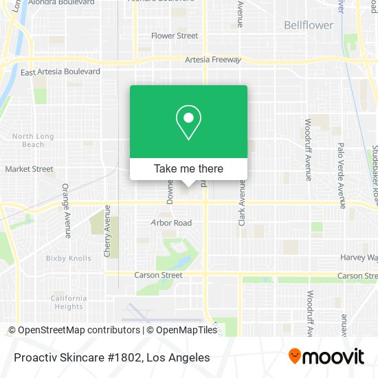 Proactiv Skincare #1802 map