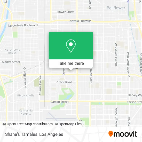 Shane's Tamales map